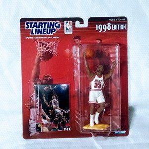 Alonzo Mourning 1998 Kenner Starting Lineup NBA Miami Heat Basketball